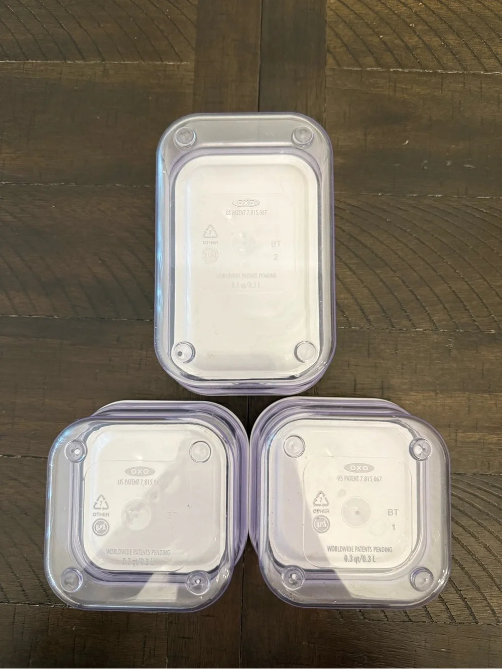 Oxo Good Grips Pop Airtight Food Storage Mini Containers With White Lid (3)
